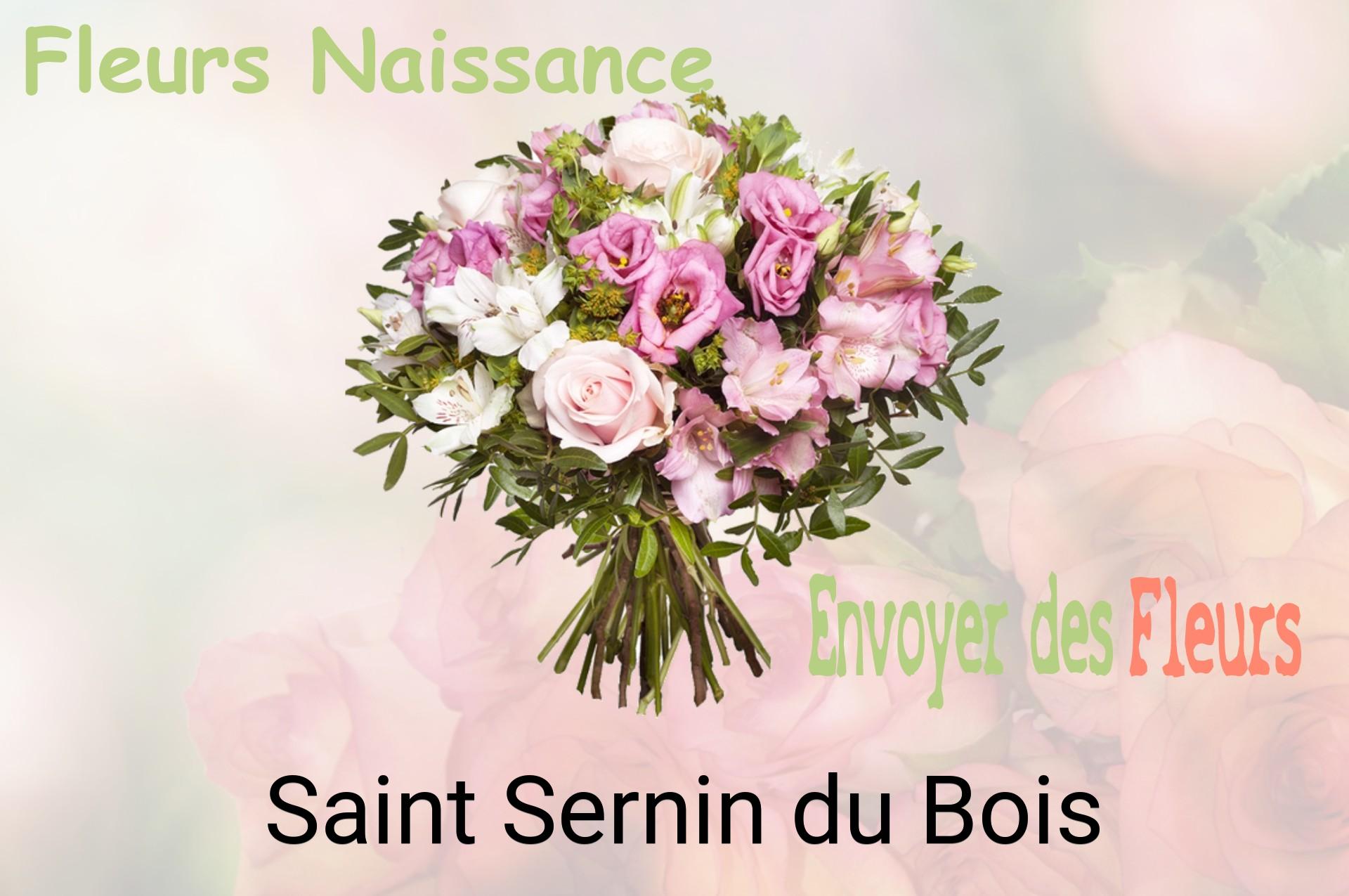 Bouquet de fleurs de naissance livré à Saint-Sernin-du-Bois