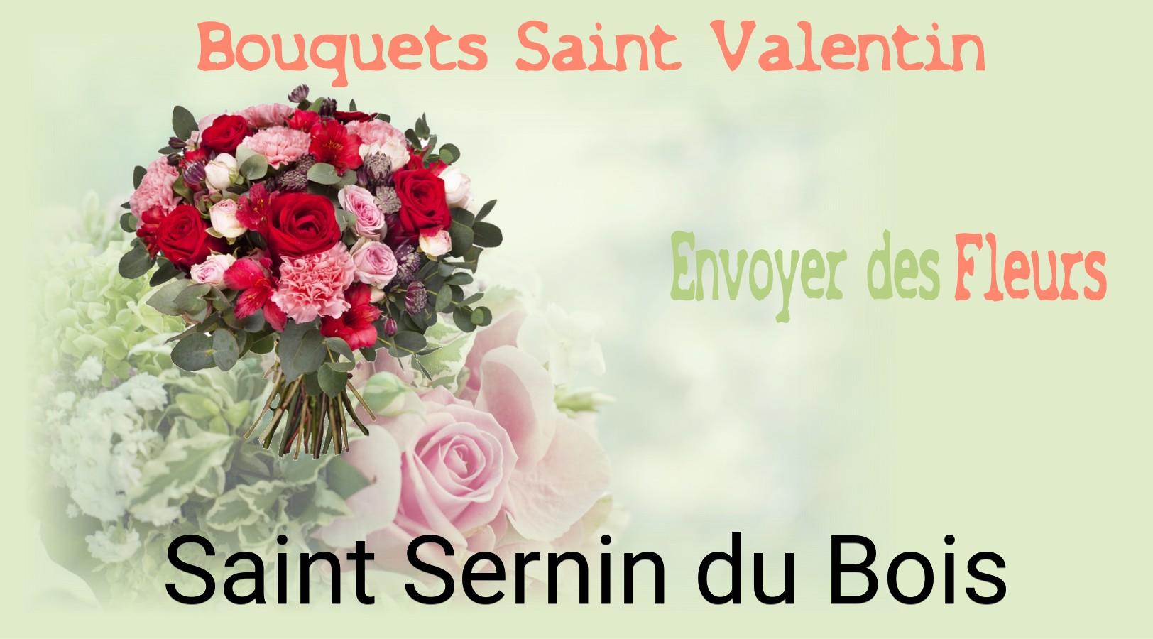 Roses de Saint-Valentin livrées à Saint-Sernin-du-Bois